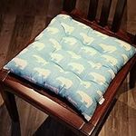 40cm Office Square Soft Sofa Cushion Futon Mat Cotton Breathable Cushion Padded Cushions Increased Universal Fabric Dining Chair Cushion Female Student Classroom Stool Cushion Computer Cushions