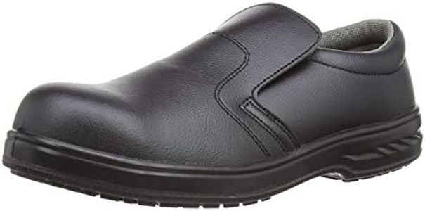 Portwest Steelite Slip On Safety Shoe, Black, 37 Size