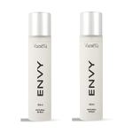 ENVY Natural Spray For Women Perfume - 60ML Each (Pack of 2) | Long Lasting Eau Da Parfum