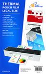 Royal Sovereign Thermal Laminating Pouches, 5 Mil, Legal Size 14.25" x 8.75" Inches, Clear Gloss, 100 Pouches (RF05LEGL0100)