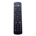 1 Years Warranty Remote Original Remote Control Compatible with Jio Fiber Box with Voice Control for TV, Black Disney+Hotstar/Netflix/Voot/You-Tube Feature