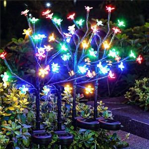 IUEECEN Solar Garden Lights Waterproof, Solar Outdoor Lights Decorative 8Pack, 160Led Solar Powered Flowers Garden Decor, Outdoor Fairy Light for Yard,Pathway,Lawn,Outside Decorations