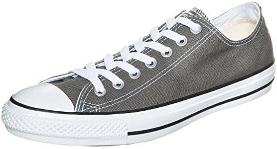 CONVERSE ALL STAR Chuck Taylor All Star Canvas Low Top Sneaker, Charcoal,8.5 US Men/10.5 US Women