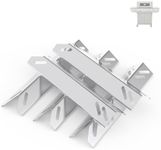 BBQration Grill Parts for Cuisinart 5 Burner GAS2556AS GAS9556AS GAS9556ASO GAS9556AF Stainless Steel Heat Plate for Cuisinart Grill Parts Replacement GAS2556AS, 5-Pack