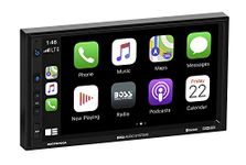 BOSS Audio Systems BVCP9700A Car Audio Stereo System - Apple CarPlay, Android Auto, 7 Inch Double Din Head Unit, Touchscreen, Bluetooth Audio and Hands-Free Calling, Radio Receiver, No CD Player