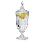 Arch Pattern Crystal Glass Drink Dispenser 3L - Single - Barware, Drinks Dispensers