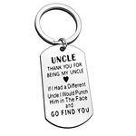 Uncle Keyring Gifts Fathers Day Gift Thank You for Being My Uncle Keyring Christmas Birthday Gifts for Uncle Thanksgiving Gifts Uncle Gifts from Niece Nephew