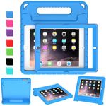 AVAWO Silicone Apple iPad 2 3 4 Kids Case - Light Weight Shock Proof Convertible Handle Stand Kids Friendly for iPad 2/3/4 Tablet - Blue