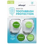 Dr. Tung's, Snap-On Toothbrush Sanitizer, 2 Toothbrush Sanitizers (Assorted Colors)