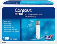 Contour-Next Bayer Contour Next Blood Glucose Test Strips, 100 Ea