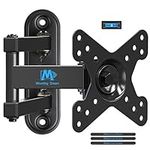 Mounting Dream UL Listed Full Motion Monitor Wall Mount TV Bracket for 10-26 Inch LED, LCD Flat Screen TV and Monitor, TV Mount with Swivel Articulating Arm, Up to VESA 100x100mm and 33LBS MD2463