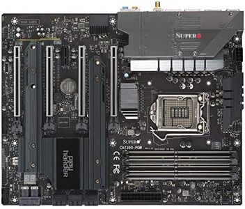 Supermicro MBD-C9Z390-PGW-O Motherboard LGA 1151 (300 Series) Intel Z390 DDR4 SATA 6GB/s M.2 U.2 DisplayPort HDMI 10G LAN Wi-Fi USB 3.1 RGB ATX, MBD-C9Z390-PGW-O