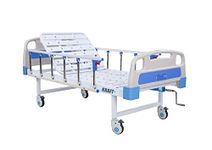 Kraft® Hospital Bed for Patients at Home, One Function Manual with Foam Mattress Economy (143)