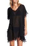 Seafolly Women's Amnesia Kaftan, Black, OS