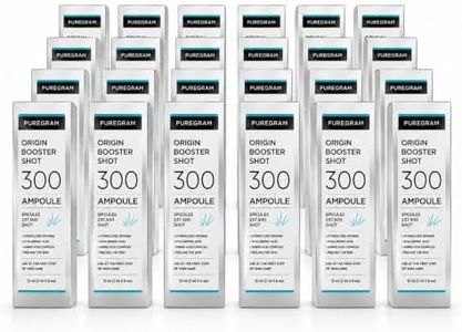 PUREGRAM Origin Skin Booster Shot 300 Ampoule 24 Pack (9.74 fl oz Total) – Micro Spicule Serum with Niacinamide & Hyaluronic Acid for Hydration & Skin Texture Refining, Korean Skincare