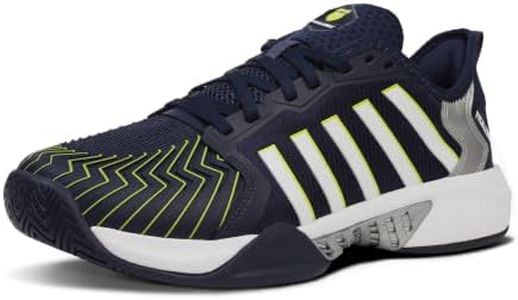 K-Swiss Men's Pickleball Supreme Shoe, Peacoat/White/Lime Green, 8.5 M
