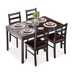 KKL Dining Table Set for 4, Compact