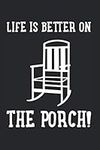 Porch Rocking Chair Gift Notebook P