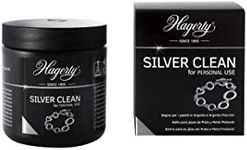 Hagerty Silver Clean Jewelry Immersion Bath for Cleaning Silver and Silver Jewelry 170ml I Fast and Effective Cleaning Liquid Silver with Basket I Renews Jewelry Shine in Just 3 Minutes