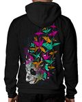 INTO THE AM Rising Imagination Men's Graphic Pullover Hoodie Sweatshirt (Large)