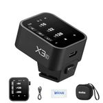 Godox X3-C X3C X3 TTL Wireless Flash Trigger, OLED Touchscreen, 1/8000s HSS, TCM, Built-in Lithium Battery, USB-C Charging, Compatible with Canon Cameras