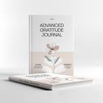 WISEMONK Advanced Gratitude Journal | NLP-Guided Daily Planner for Gratitude & Focus | 66-Day Habit Builder | Undated A5 Journal with Guided Meditation & Videos | Light Beige | Working Professional