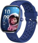 Kids Smart Watch for Boys Girls, Fitness Watch with Pedometer, 100 Sport Modes, IP67 Waterproof, Puzzle Games, Heart Rate Sleep Monitor, Kids Gifts for Boys Girls Teens 6+ (Blue)