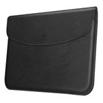 Fintie Sleeve Case Compatible Microsoft Surface Go - Slim Fit Vegan Leather Protective Cover w/Stylus Loop for Microsoft Surface Go 10" Tablet, Compatible with Type Cover Keyboard (Black)