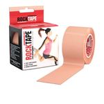 RockTape Unisex Std. Kinesiology Tape, Beige, Uncut Roll - 5cm Wide UK