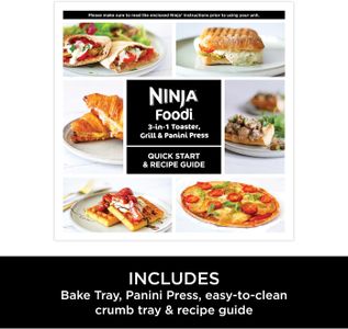 Ninja Foodi 3-in-1 Toaster – Toast, Bagel & Oven Functions