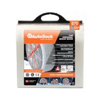 AutoSock 870 Tire Snow Socks for Car, SUV, & Pickup - Better Alternative to Tire Chains (Pack of 2)