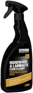 SCRUBB Hardwood & Laminate Floor Cleaner, Ready to Use Spray, Citrus Cleaner, 750ml