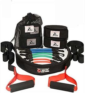 Ultimate Speed Bands Resistance Leg Training Band Power Kit with Straps for Increased Explosive Power, Acceleration, Strength and Agility Product with Training Programme
