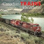 Canadian Trains | 2023 12 x 24 Inch Monthly Square Wall Calendar | English/French Bilingual | Wyman Publishing | Heavy Machinery Transportation