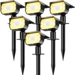 [ 6 Pack ] Solar Spot Lights Outdoo