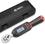 VANPO 1/4" Digital Torque Wrench, (1.1-22.1 ft-lbs/1.5-30Nm), Bike Digital Torque Wrench with Preset Value, ±2% Accuracy,Buzzer and LED Flash Notification, Small Electronic Torque Wrench for Bicycles