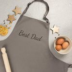 Best Dad Apron - Fathers Day Gift - Birthday Present - For Him - Gift for Men - Personalised Apron - Christmas Present for Daddy - Step-Dad