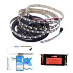 WS2812B RGB Individually Addressable Pixel LED Strip | 60 LED/1M (5M 5A Kit (SP621E))