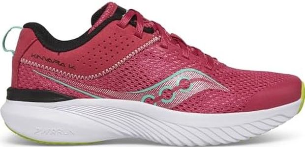 Saucony Unisex-Child Kinvara 14 Lace to Toe Sneaker, Rose, 10.5 Big Kid