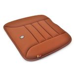 GiGi G-1586 Pure Memory Foam Breathable Car Seat Cushion Pad Mat for Home/Office Chair, Car Seat (Brown)