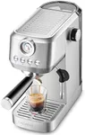 CASABREWS Espresso Machine 20 Bar, Stainless Steel Espresso Maker With Steam Milk Frother, Coffee Machine Cappuccino Latte Machine With 43.9 oz Removable Water Tank