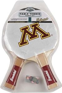 Franklin Sports NCAA Minnesota Golden Gophers Collegiate Table Tennis Paddle Set