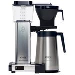 Moccamaster KBGT, Coffee Machine, Filter Coffee Machine, Thermal jug, Polished Silver, 1.25 Liters