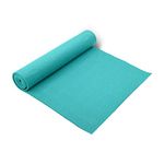 FAIRWAYUK Yoga Mat - Non Slip Exercise Mat for Home, Premium Eco Friendly Workout Mat with Carry Strap, Indoor Outdoor Excersize Mat, Gym Men Women - 6mm Thick 183 x 60 cm, Aqua