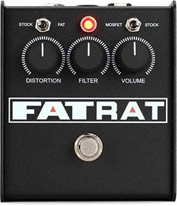 Pro Co Sound FATRAT Distortion Pedal with Selectable MOSFET Clipping and Thick Boost Distortion