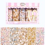 Confect Gold, silver and white Pearl Sprinkles | Sprinkles for Baking & Cake Decorative | Heart Sprinkles | Cookie sprinkles | Butterfly Sprinkles | Edible sprinkles Mix Pack of 5-100gms