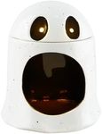 Mud Pie Open Mouth Light Up Musical Candy Container, Ghost, 6" x 4"dia