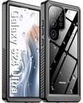 Oneagle TPU For Samsung Galaxy S24 Ultra Case Waterproof,[Ip68 Waterproof][Built-In Screen & Lens Protector][Dustproof][Real 360°] Full Body Heavy Duty Rugged Galaxy S24 Ultra Case 6.7" Black