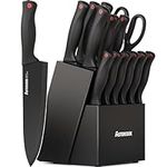 Astercook 15 Piece Knife Set with S