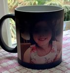 Personalised Magic Mugs with Photos or Text! Colour Change Coffee Magic Mug Tea! Personalised Heat Change Magic Mug with Photo Logo for Dad, Birthday Gift Both Sides Print (2 Photos)